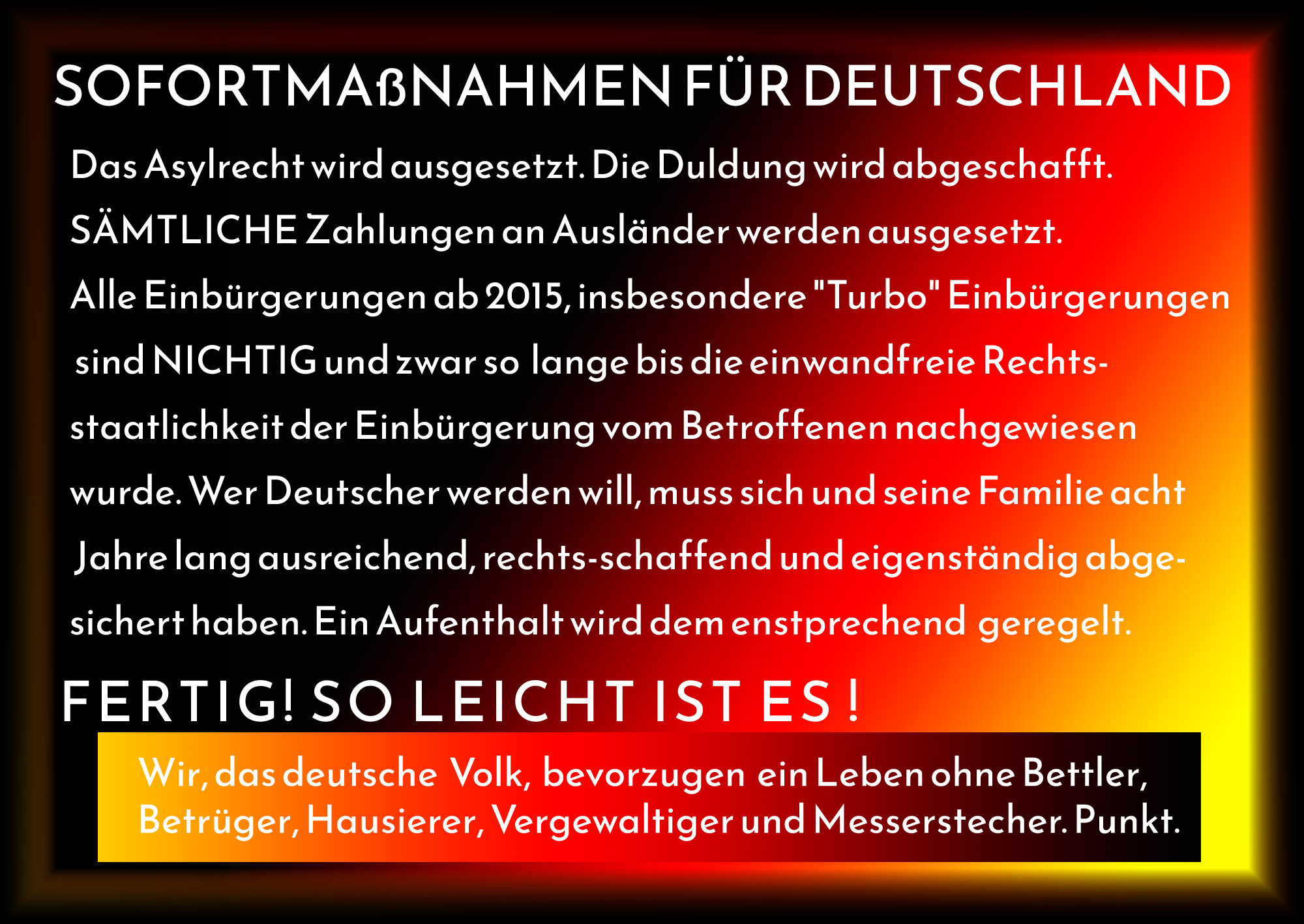 Wir retten Deutschland